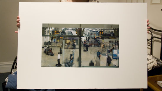 Non-places project - Final piece mounted
