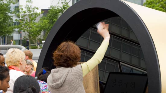 Telectroscope in London