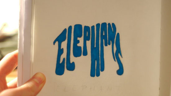 Elephant Type Animal Sketch