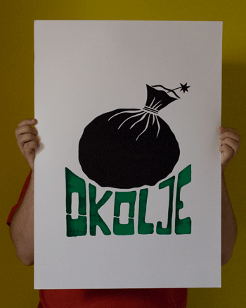 Final screenprinted poster