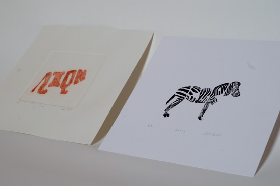Lion and Zebra