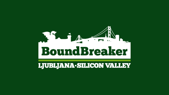 Logotype on dark background