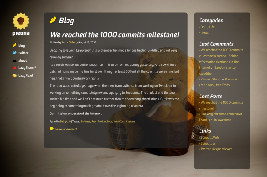 Website blog