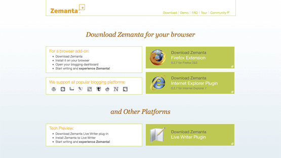 Download page